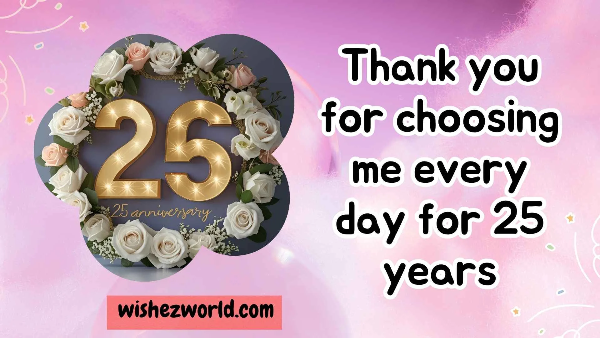 25th Anniversary Wishes