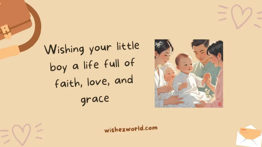 Baptism Wishes for a Baby Boy