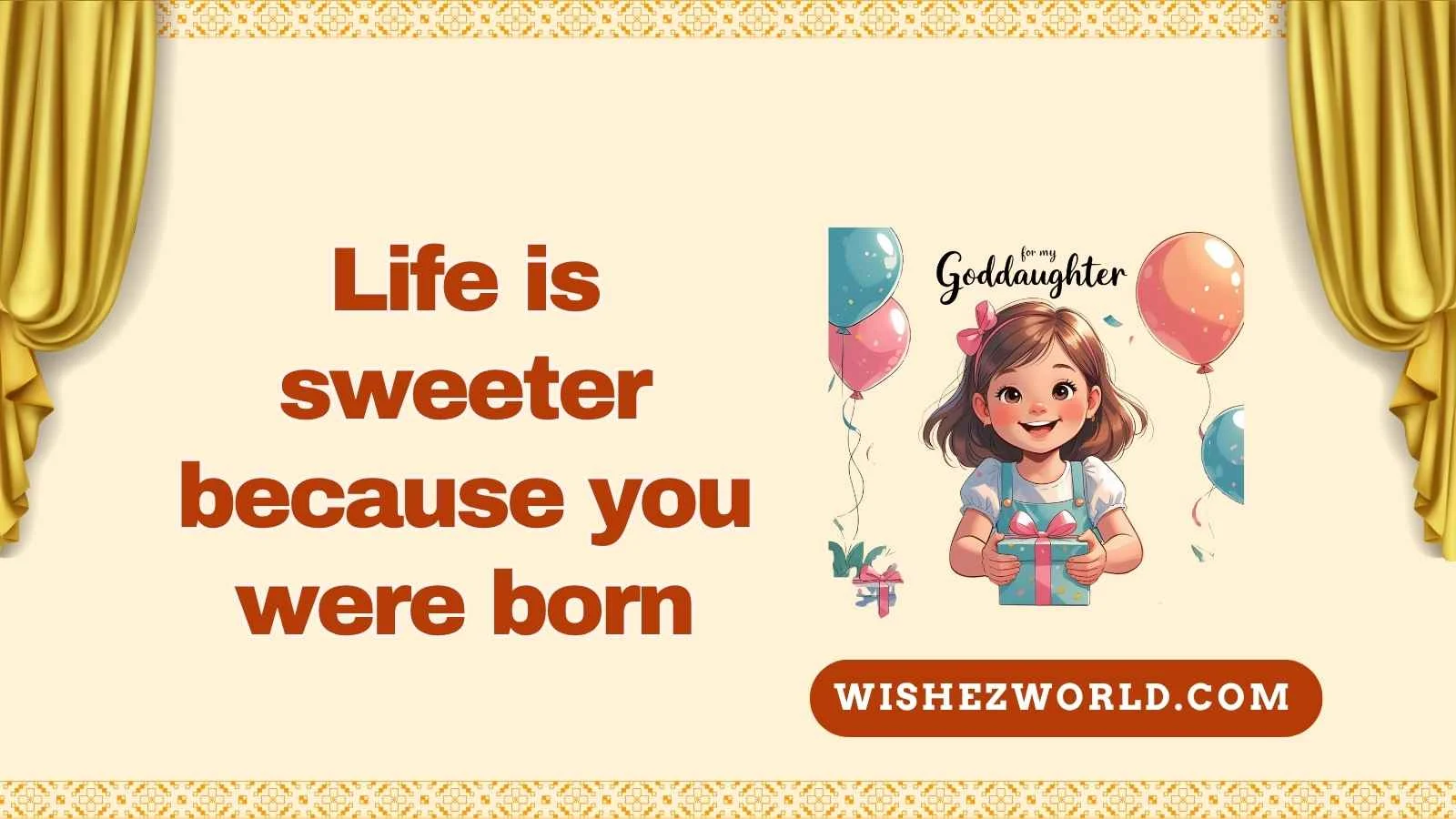 Birthday Wishes for Your Goddaughter