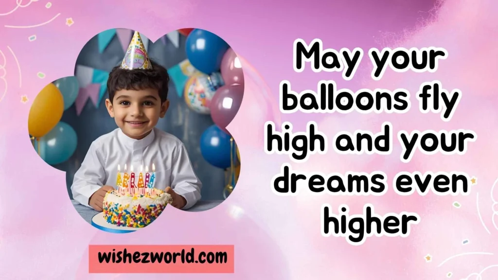 Cute Birthday Wishes for Little Boy