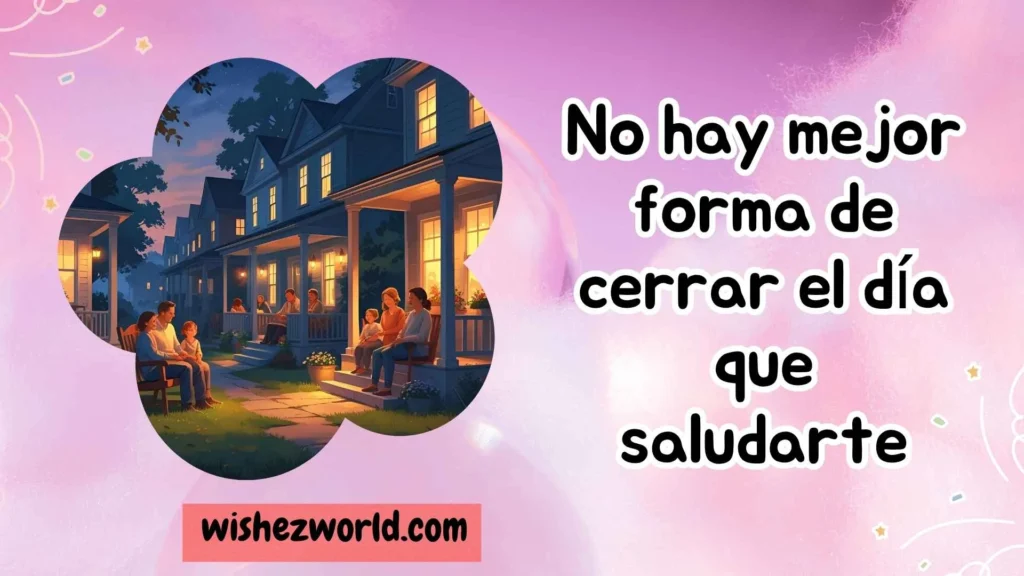 Friendly Good Evening in Spanish