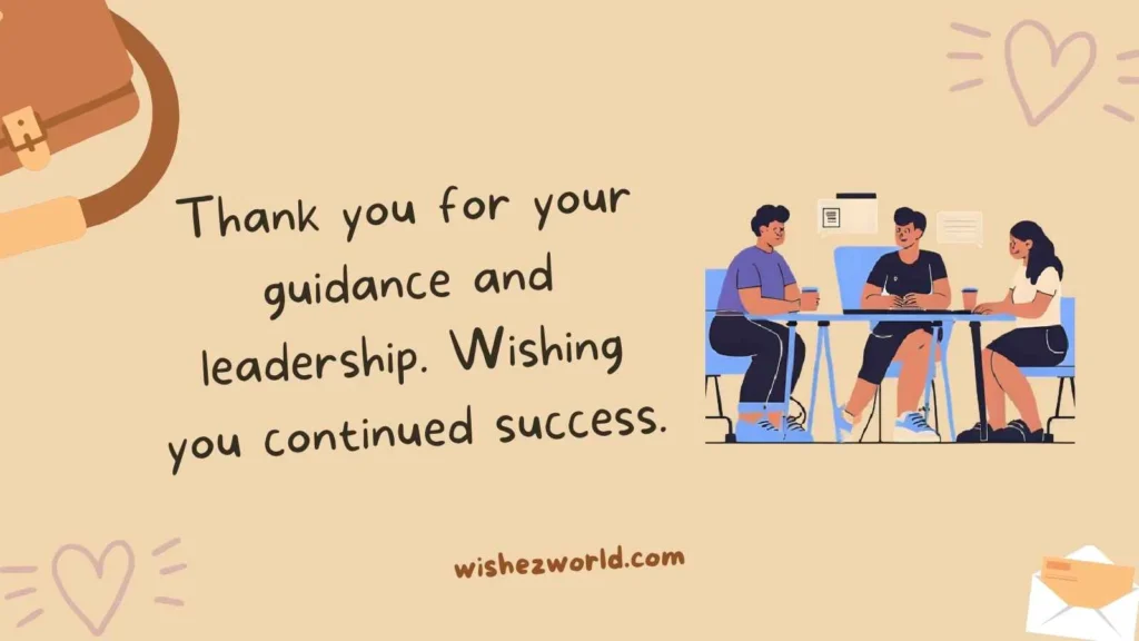 Professional Farewell Messages to Boss