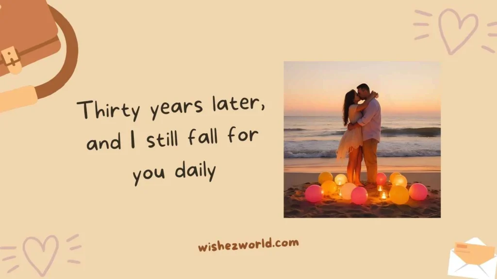 Romantic 30th Anniversary Wishes