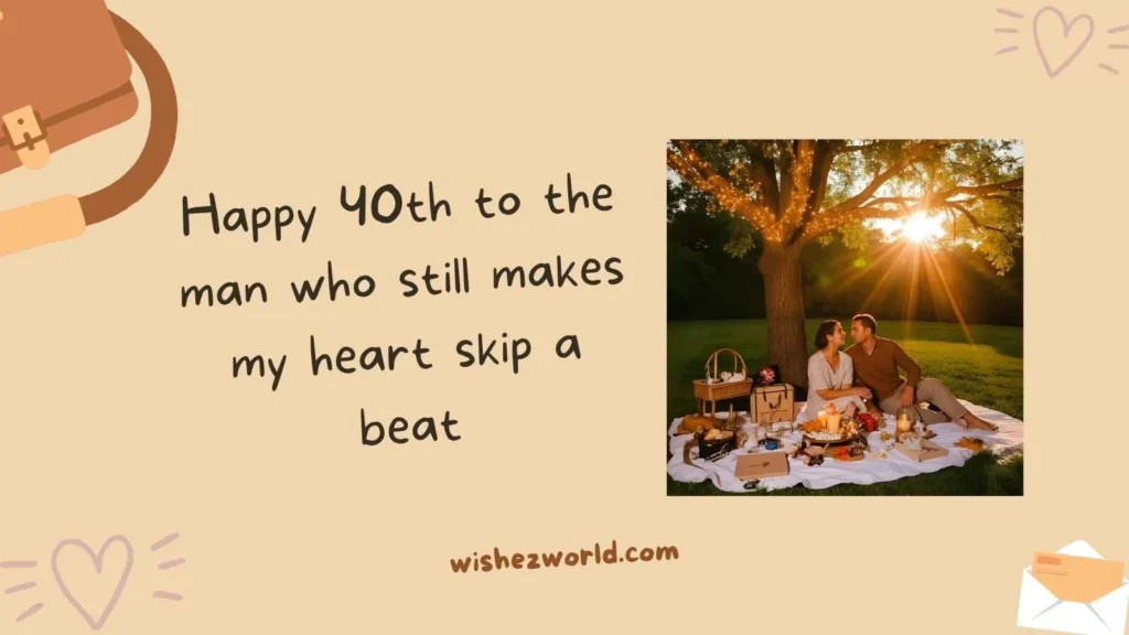 Romantic 40th Birthday for Husband