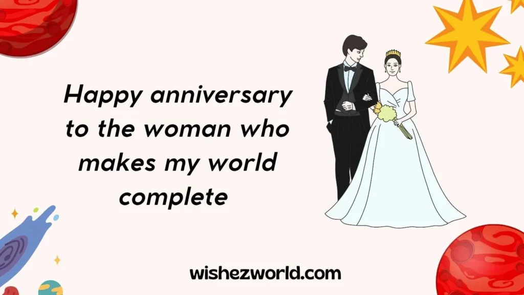 Romantic Anniversary Wishes for Wife