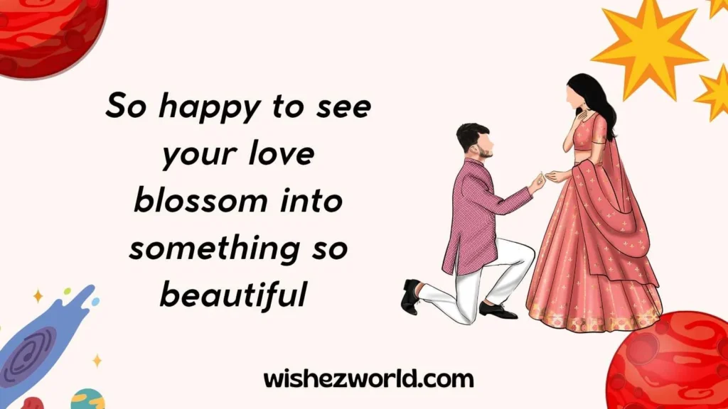 Romantic Engagement Wishes for Couples