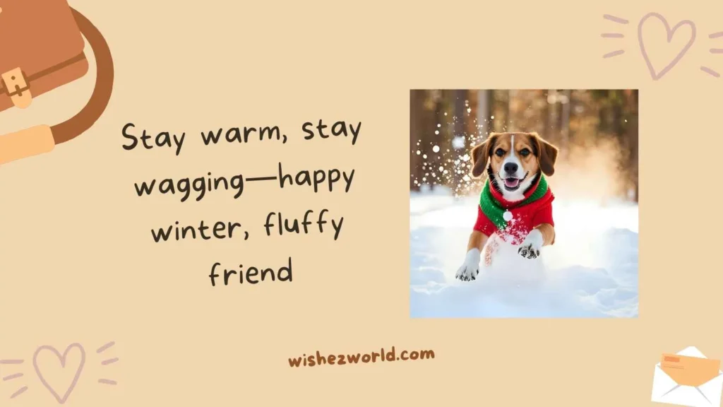 Winter Holiday Wishes for Dogs
