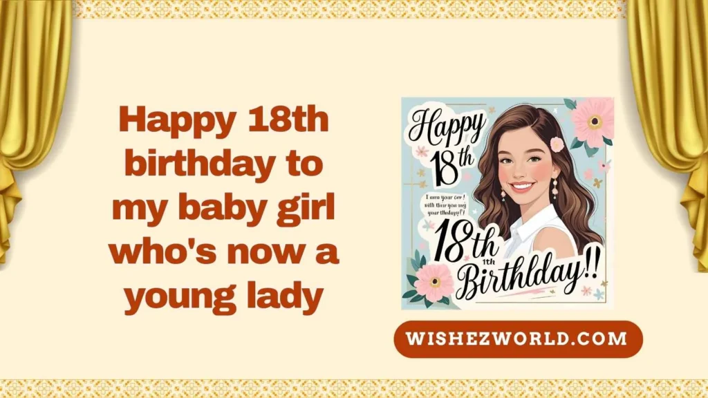 18th Birthday Messages for Daughter