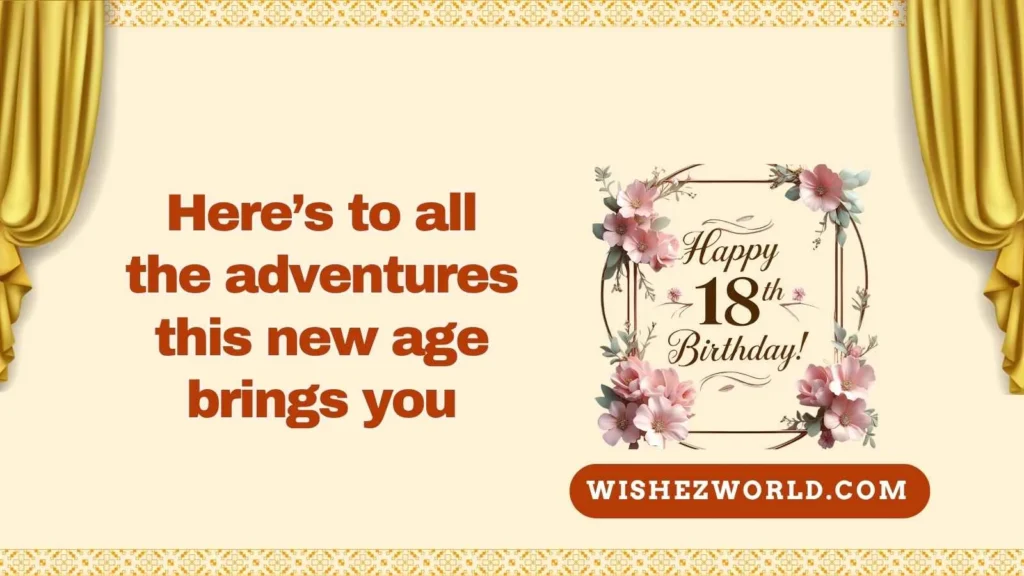18th Birthday Messages for Girl