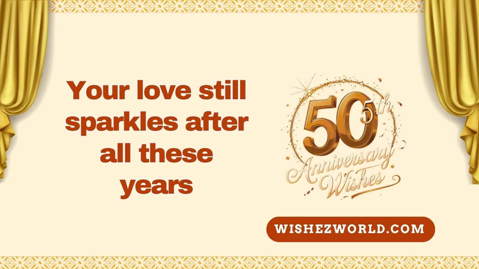 50th Anniversary Wishes
