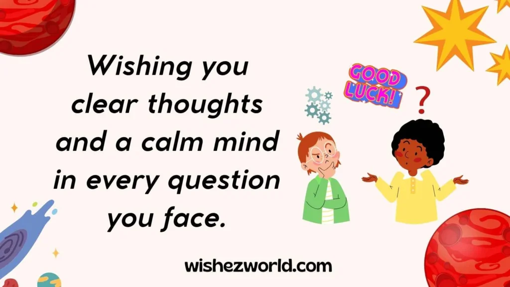 Good Luck Wishes for Exams