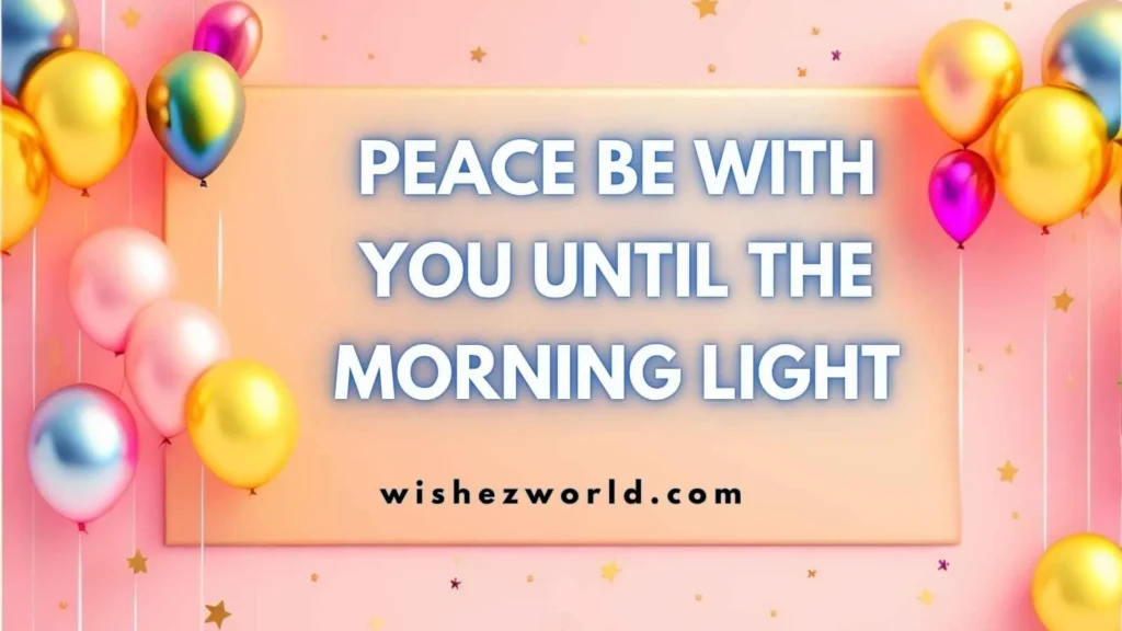 Peaceful Good Night Blessings