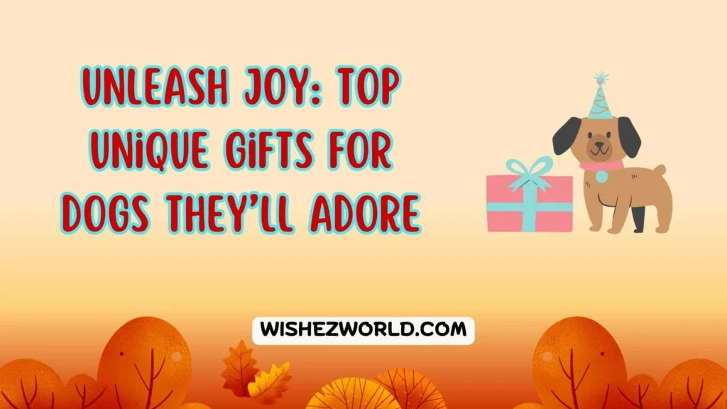 Unique Gifts for Dogs