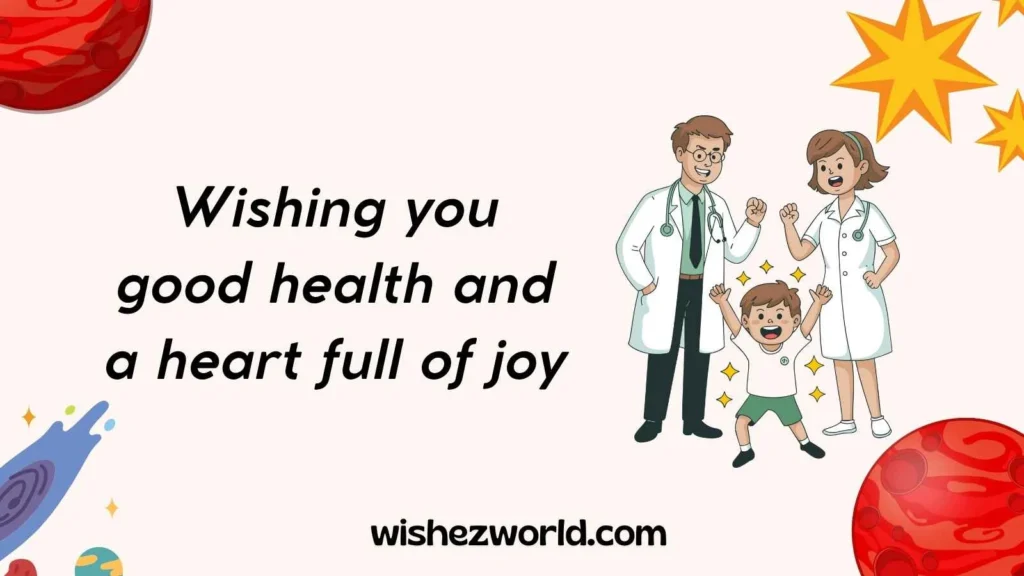 Wishing You Good Health and Happiness