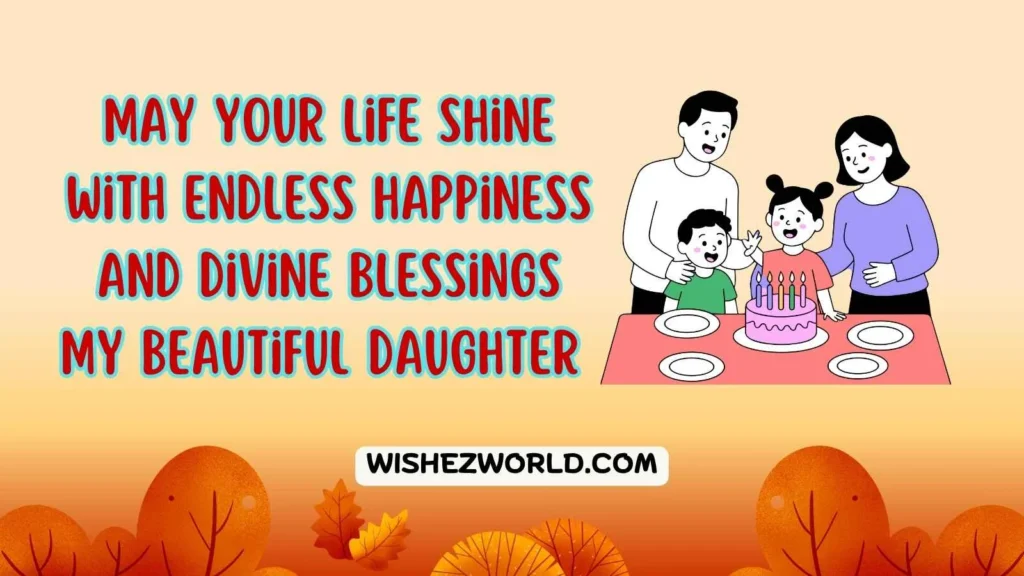 Blessing birthday Wishes for Daughter