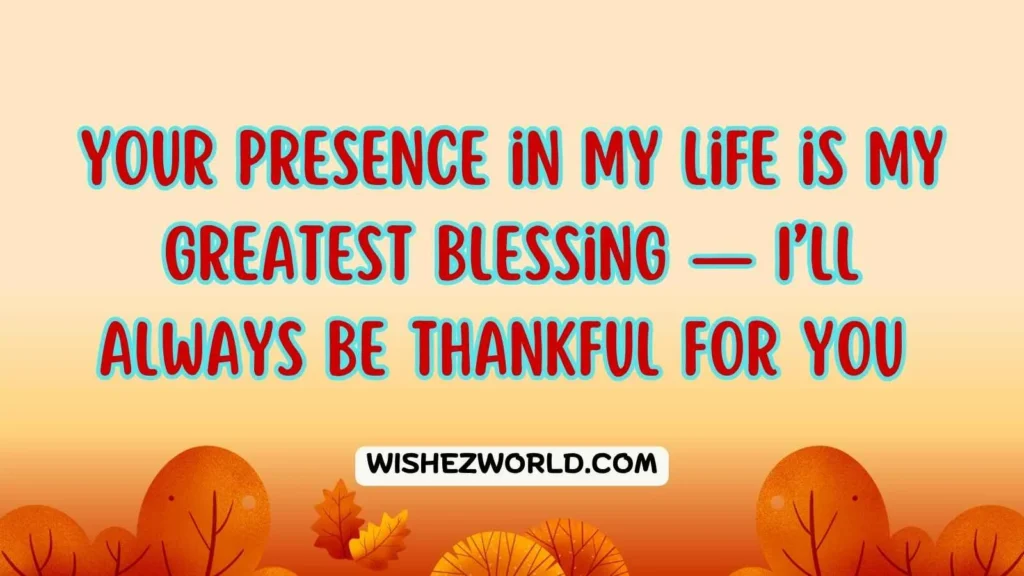 Emotional Thank You Message