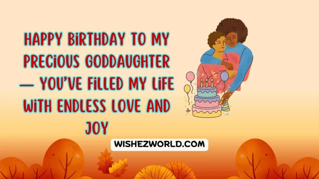 Touching Birthday Wishes from Godmother to Goddaughter